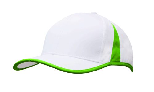 4004 Sports Ripstop with Inserts and Trim White Bright Green scaled