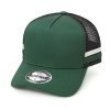 AH456 A Frame Striped Trucker Cap