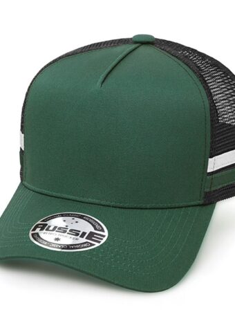 AH456 A Frame Striped Trucker Cap