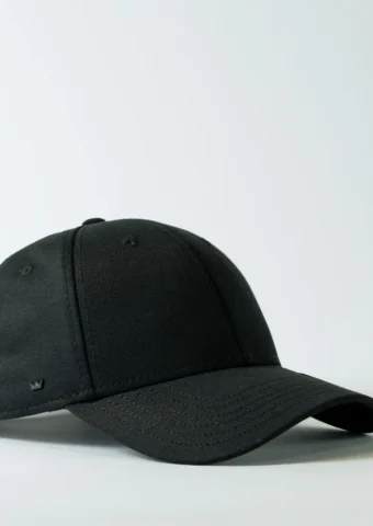 U20610TR UFlex 6 Panel Baseball Corporate Cap Black front