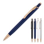 Bella Matte Rose Gold Trim Executive Metal Ballpoint Pen