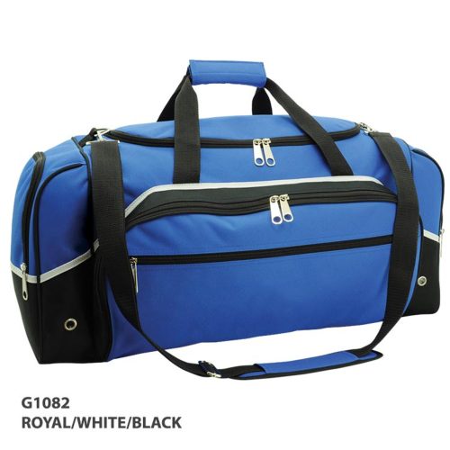 G1082 Advent Sports Bag royal white black