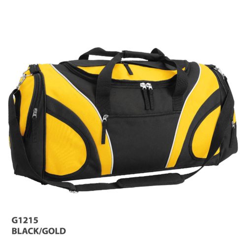G1215 Fortress Sports Bag black gold