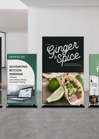 Stretch Fabric Stands Gallery A