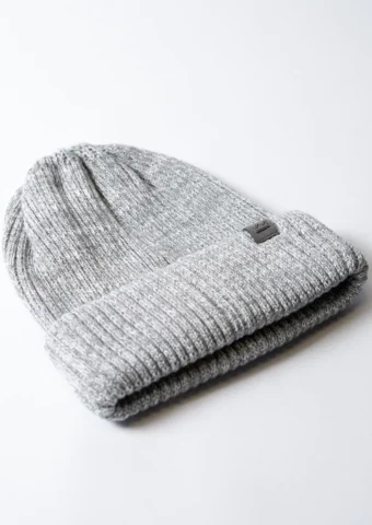 U20900 UFlex Fishermans Beanie Ash Marle