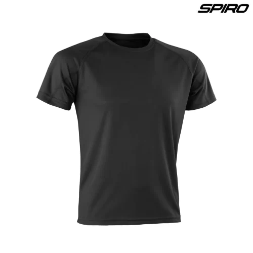 S287X Spiro Aircool T Shirt Black