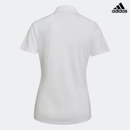 A2312 Adidas Ladies Recycled Performance Polo Shirt white back