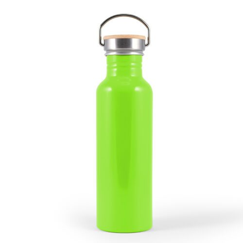 LL6991 Chat Recycled Aluminium Drink Bottle Light Green