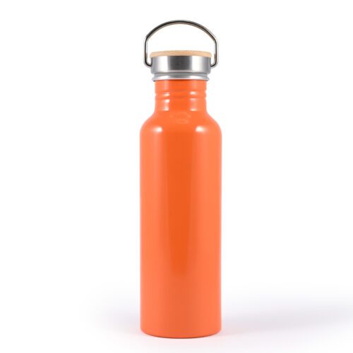 LL6991 Chat Recycled Aluminium Drink Bottle Orange