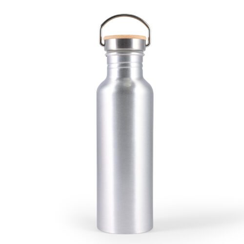 LL6991 Chat Recycled Aluminium Drink Bottle Silver