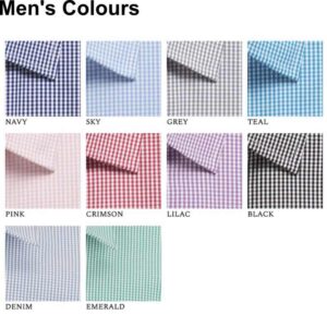 1637L Gloweave Westgarth Gingham Long Sleeve Shirt Men Colours