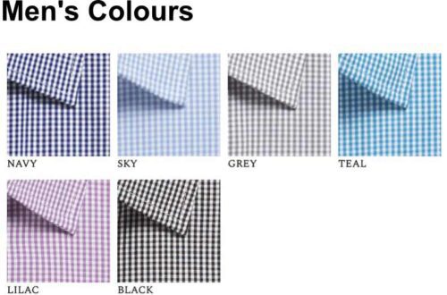 1637S Gloweave Westgarth Gingham Short Sleeve Shirt Colours