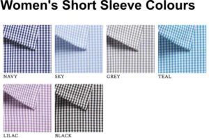 1637WS Gloweave Westgarth Gingham Short Sleeve Shirt Colours