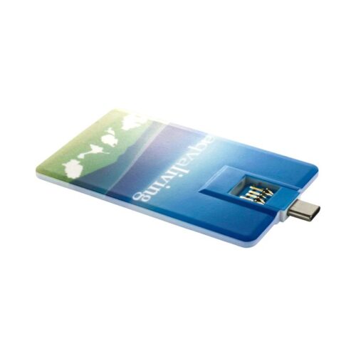 AR1008 Slimline V Credit Card Type C Flash Drive 3