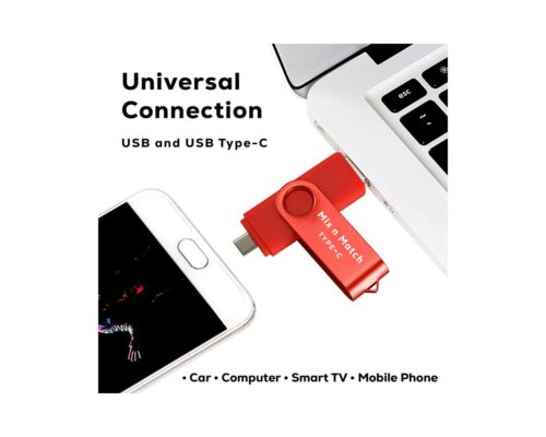 AR172C Swivel USB Flash Drive Dual Express connection