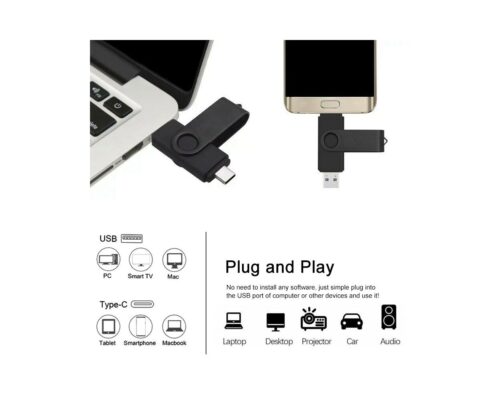 AR172C Swivel USB Flash Drive Dual Express plug