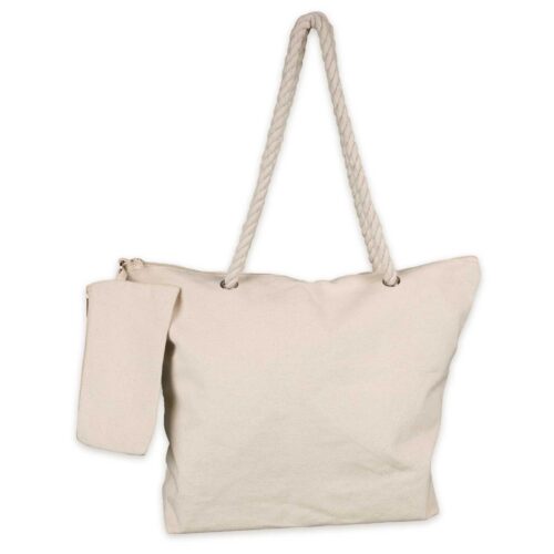 LL2361 Ariel Canvas Tote Bag Natural