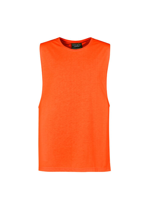 ZH297 Hi Vis Sleeveless Tee orange