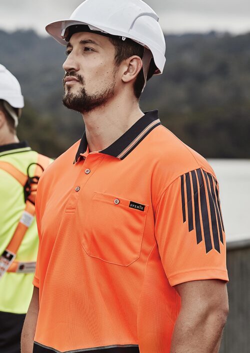 ZH315 Syzmik Hi Vis Flux Short Sleeve Polo Talent