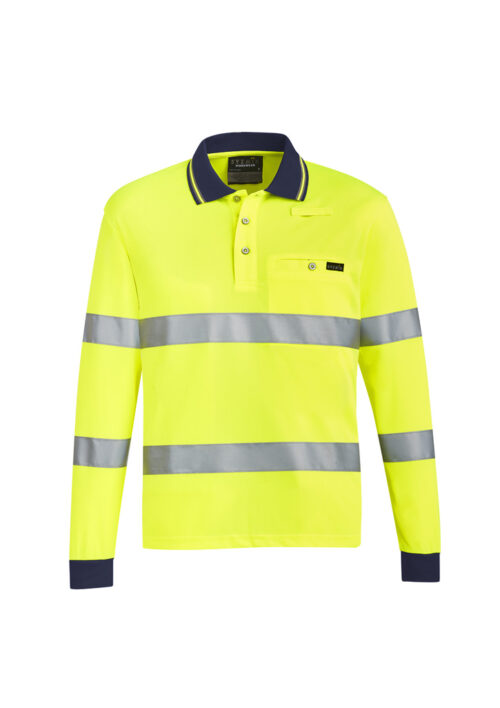 ZH380 Syzmik Hi Vis Bio Motion Taped Polo Yellow F