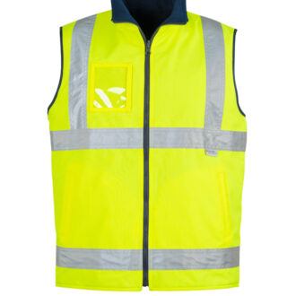 ZV358 Hi Vis Lightweight Waterproof Vest yellow