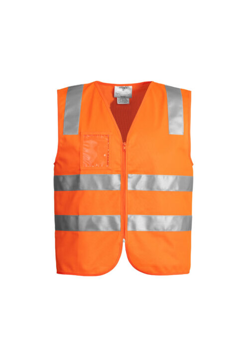 ZV998 Hi Vis Zip Vest orange