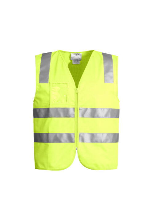 ZV998 Hi Vis Zip Vest yellow