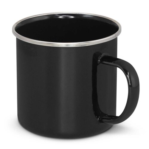 116462 Bendigo Enamel Mug black