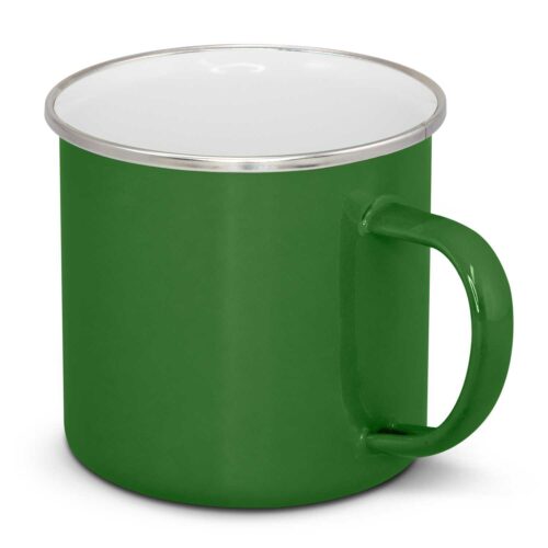 116462 Bendigo Enamel Mug kelly green