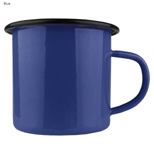 MS037 Enamel Camper Mug blue