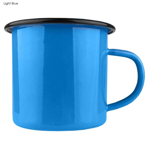 MS037 Enamel Camper Mug light blue