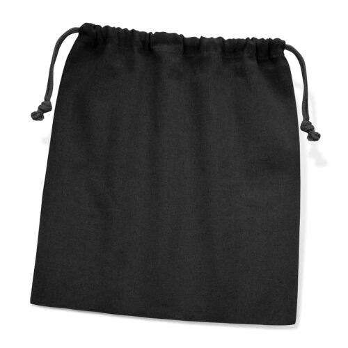 111806 Cotton Gift Bag Large black