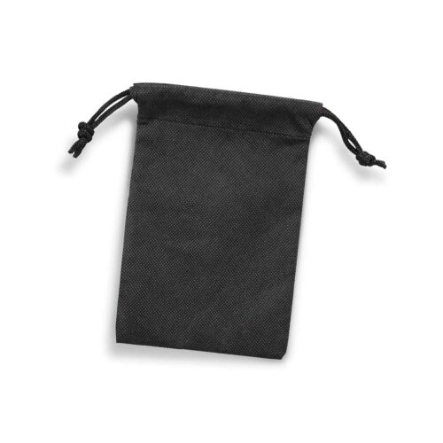 118216Drawstring Gift Bag Small black