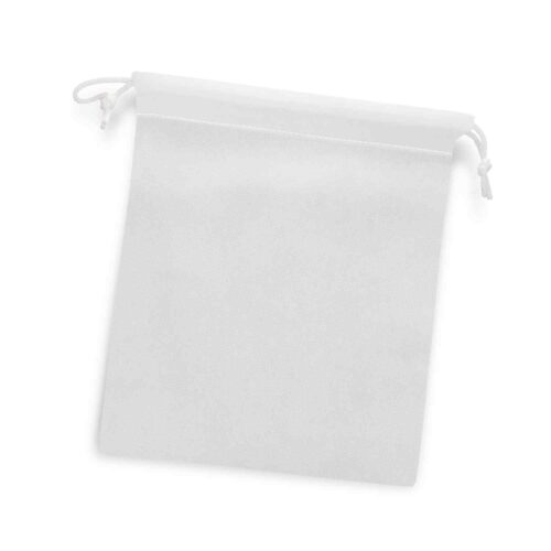 118217 Drawstring Gift Bag Medium white