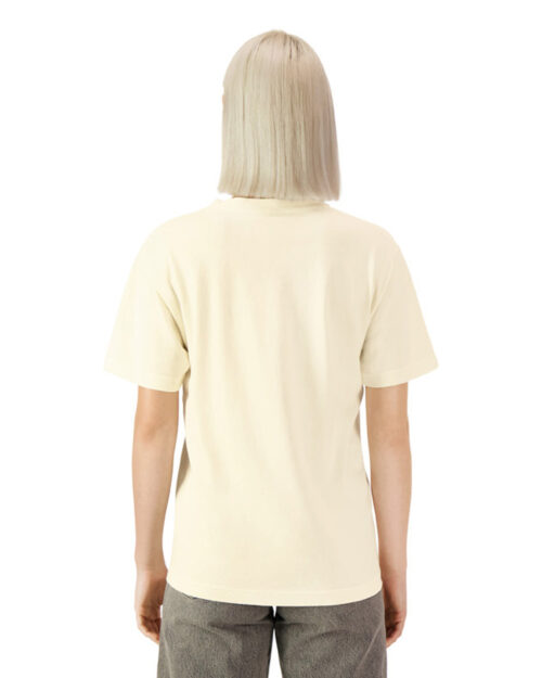 1301GD American Apparel Faded Crewneck T shirt faded cream back