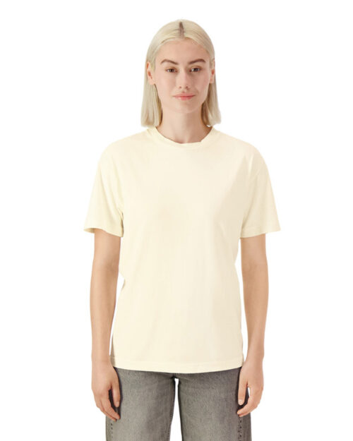 1301GD American Apparel Faded Crewneck T shirt faded cream front