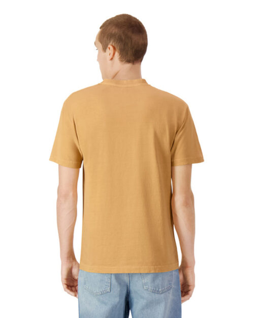 1301GD American Apparel Faded Crewneck T shirt faded mustard back