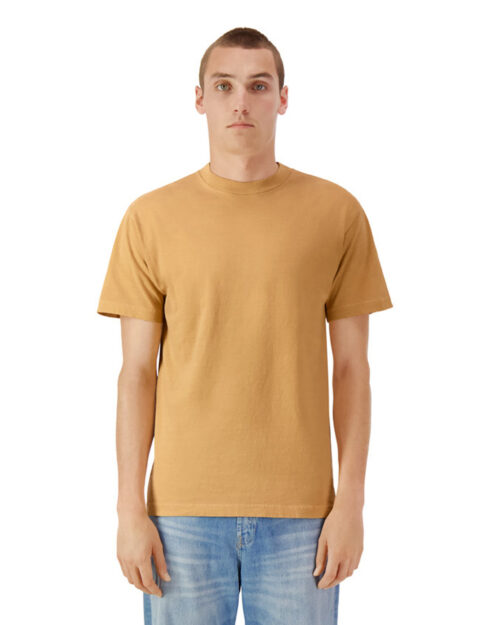 1301GD American Apparel Faded Crewneck T shirt faded mustard front