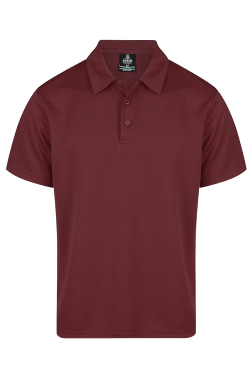 1307 Botany Mens Polo maroon