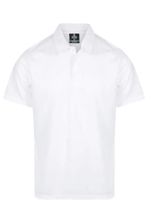 1307 Botany Mens Polo white