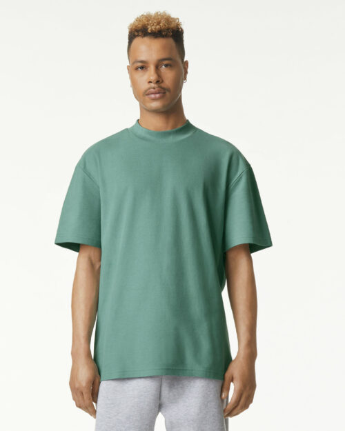 1PQ American Apparel Mockneck T Shirt Arctic Front