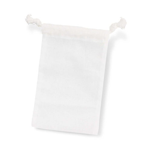 200245 Cotton Gift Bag Small white