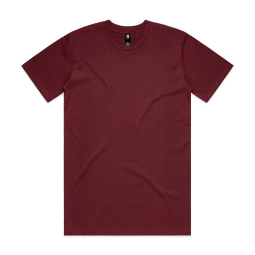 5026 AS Colour Classic Tee BURGUNDY
