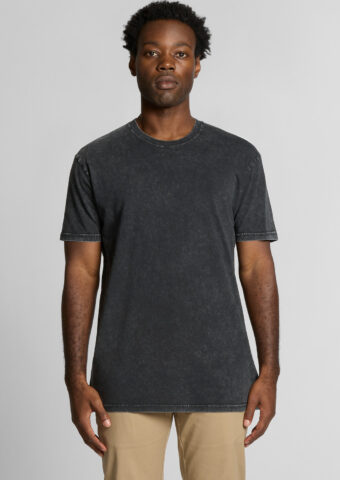 5040 AS Colour Staple Stone Wash Tee front