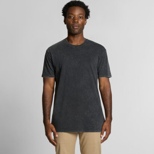 5040 AS Colour Staple Stone Wash Tee front