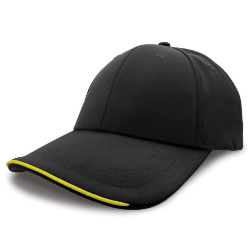 7030 Streamliner Cap black gold front