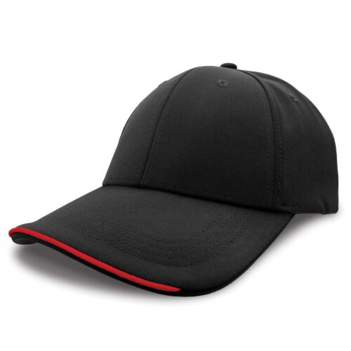 7030 Streamliner Cap black red front