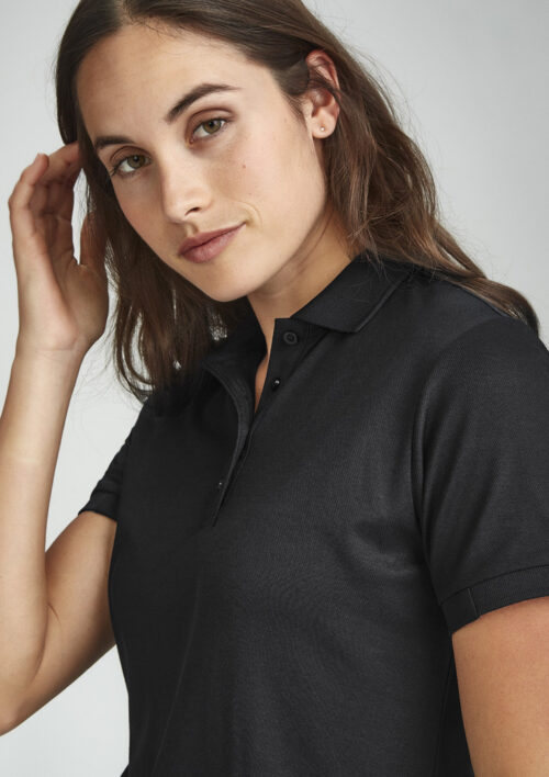 Focus Short Sleeve Polo Talent Black Black 01