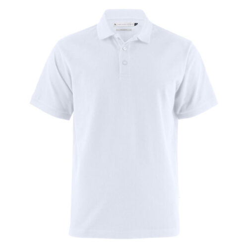 JH200 Neptune Men's Cotton Polo white