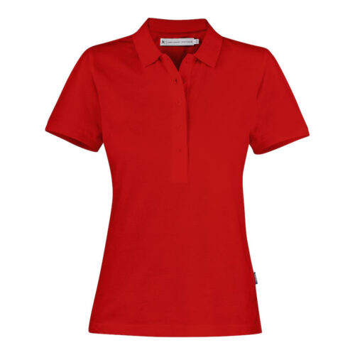 JH200W Neptune Women's Cotton Polo red